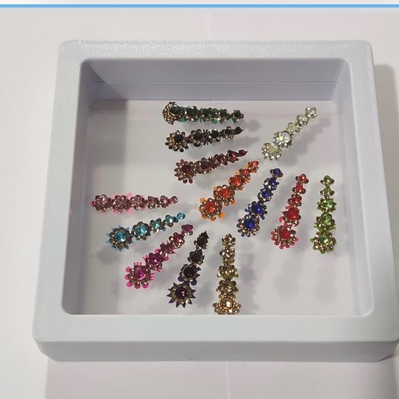ATCUSA Colorful Crystal Bindi Pack - Multicolor - Picture 2 of 4